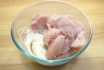Шашлык из курицы Шашлык из курицы