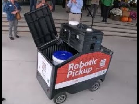 В Детройте роботы уже собирают мусор, стригут траву и убирают снег